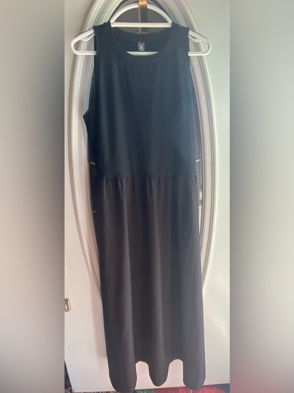 🆕 NWT LOFT Lou & Grey Mixed Media Tanktop Dress - Sz XL - has POCKETS!!!